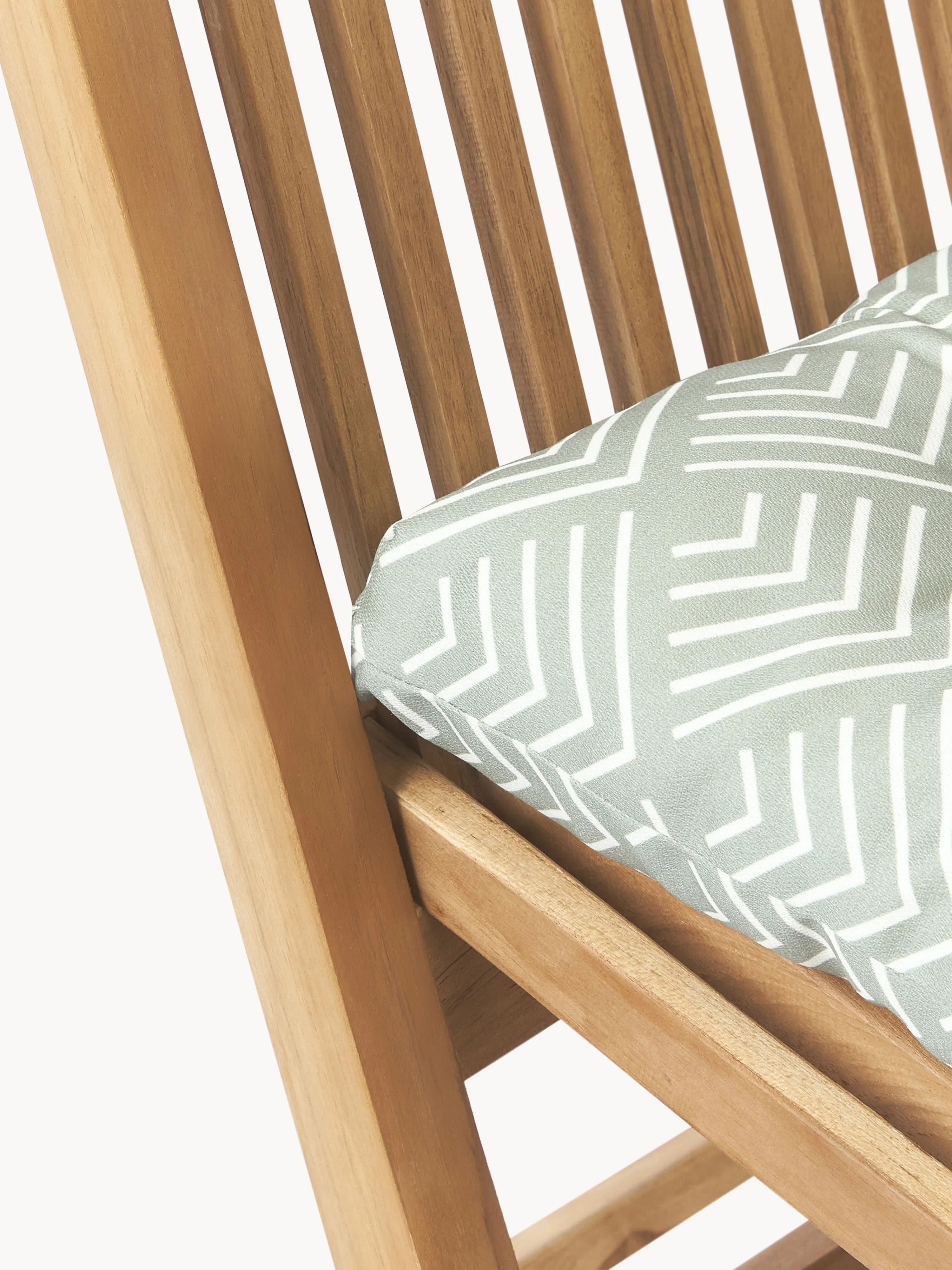 Outdoor stoelkussen Milano met grafisch patroon