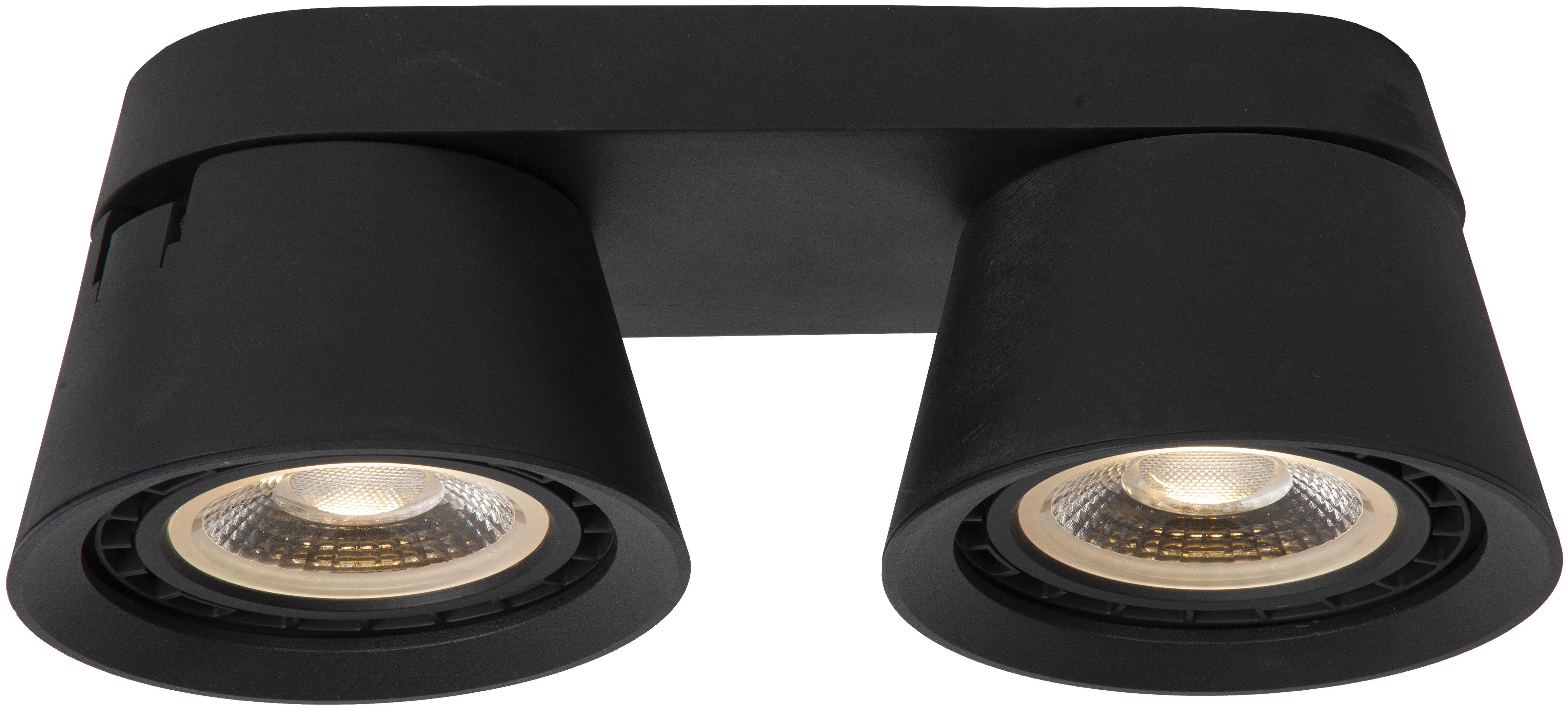 Plafondspot Zwart Trigono B25.2 x D12.6 cm