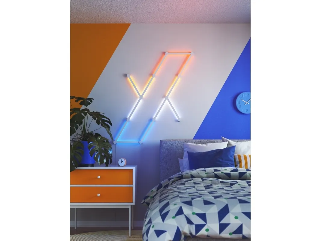 Nanoleaf Lines Starter Kit - Lysbarre - LED - 16 millioner farver