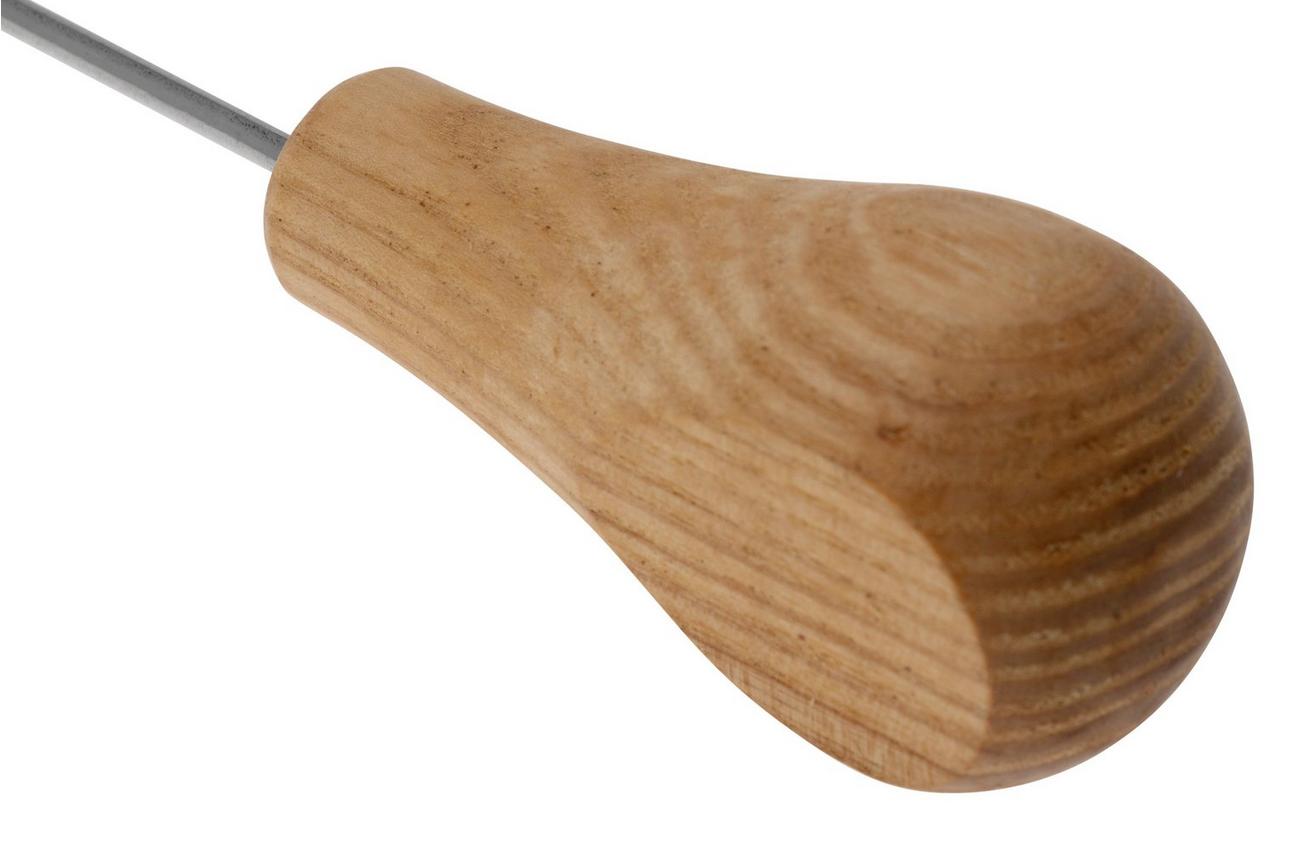 BeaverCraft Palm Chisel P12-02 Straight V Tool Sweep No. 12, 2 mm, handguts
