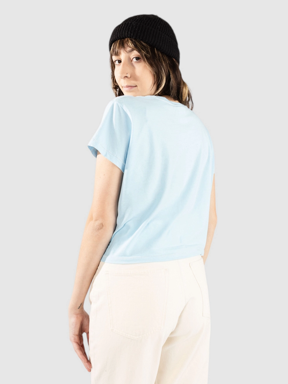 RIPNDIP Lord Nerm Cropped T-Shirt dye light blue