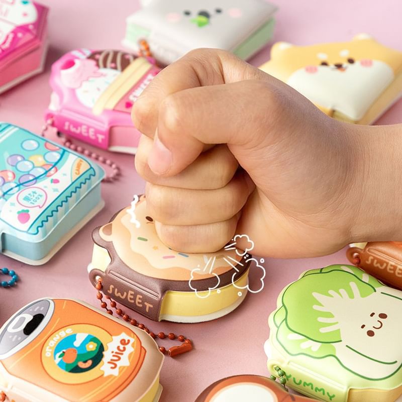 princesseria - Cartoon Mini Sticky Note Sleutelhanger (Verschillende ontwerpen)