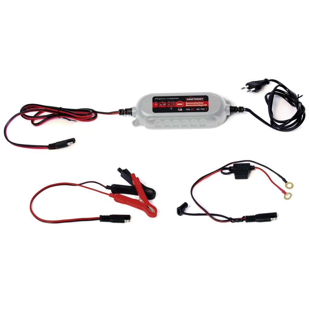 Dino KRAFTPAKET Batterieladegerät  6/12V 1A   Ring