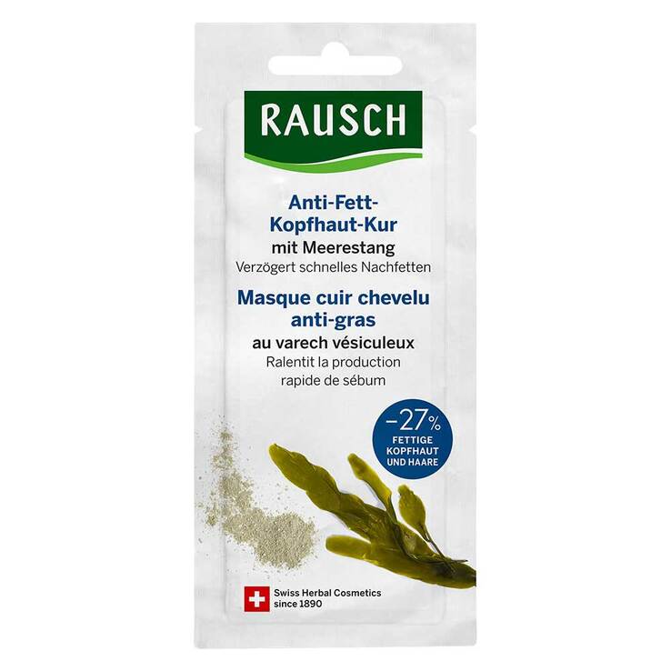Rausch Anti-Fett-Kopfhaut-Kur mit Meerestang beutel , 15 ml