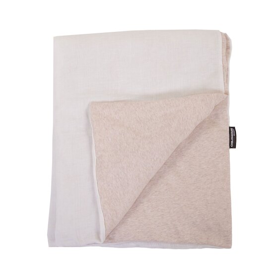 Couverture de bébé jersey   Teddy Beige        80 x 100 cm   de               Childhome