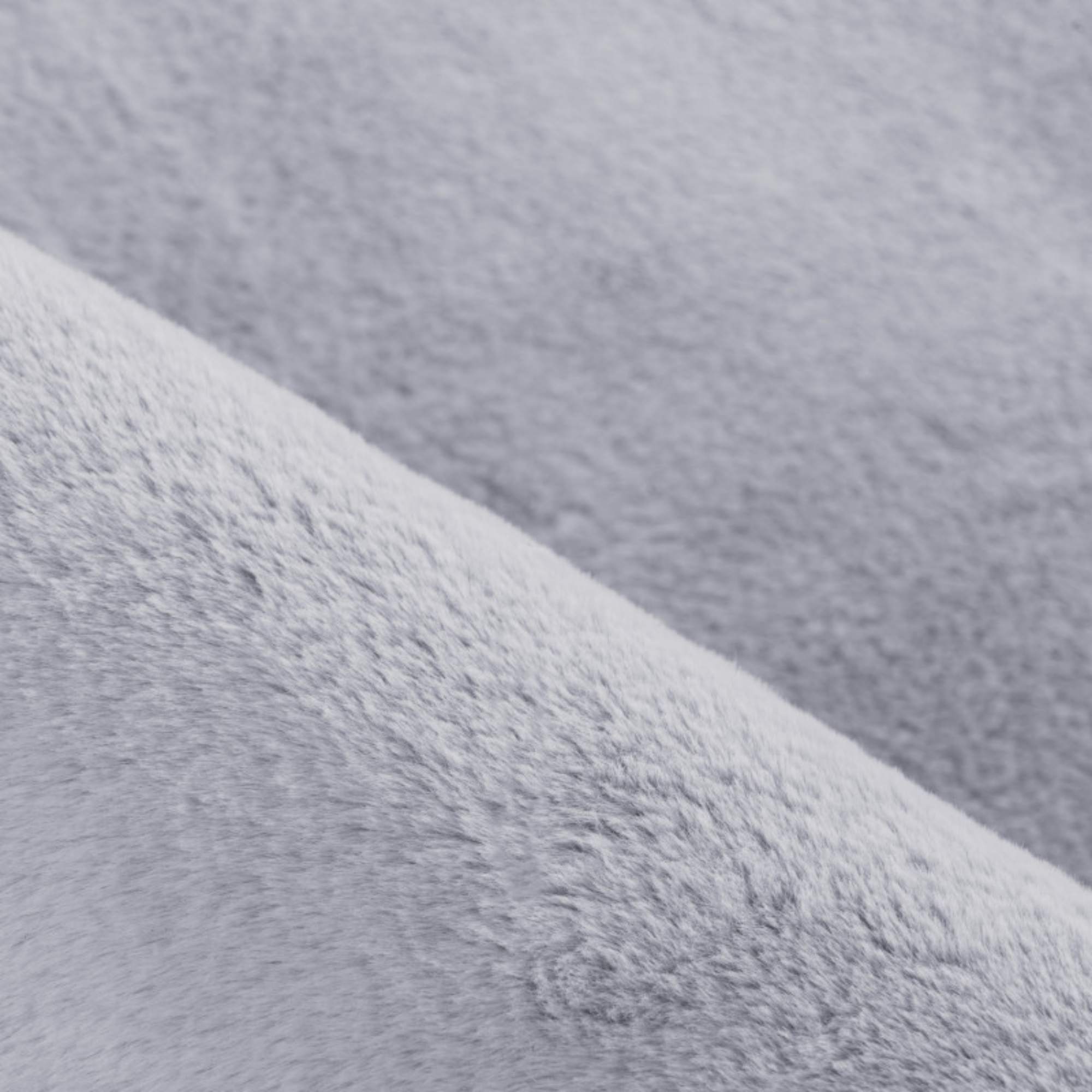 Weicher Hochflor Teppich Wohnzimmer Einfarbig, Felloptik, Flauschig, Rutschfest,