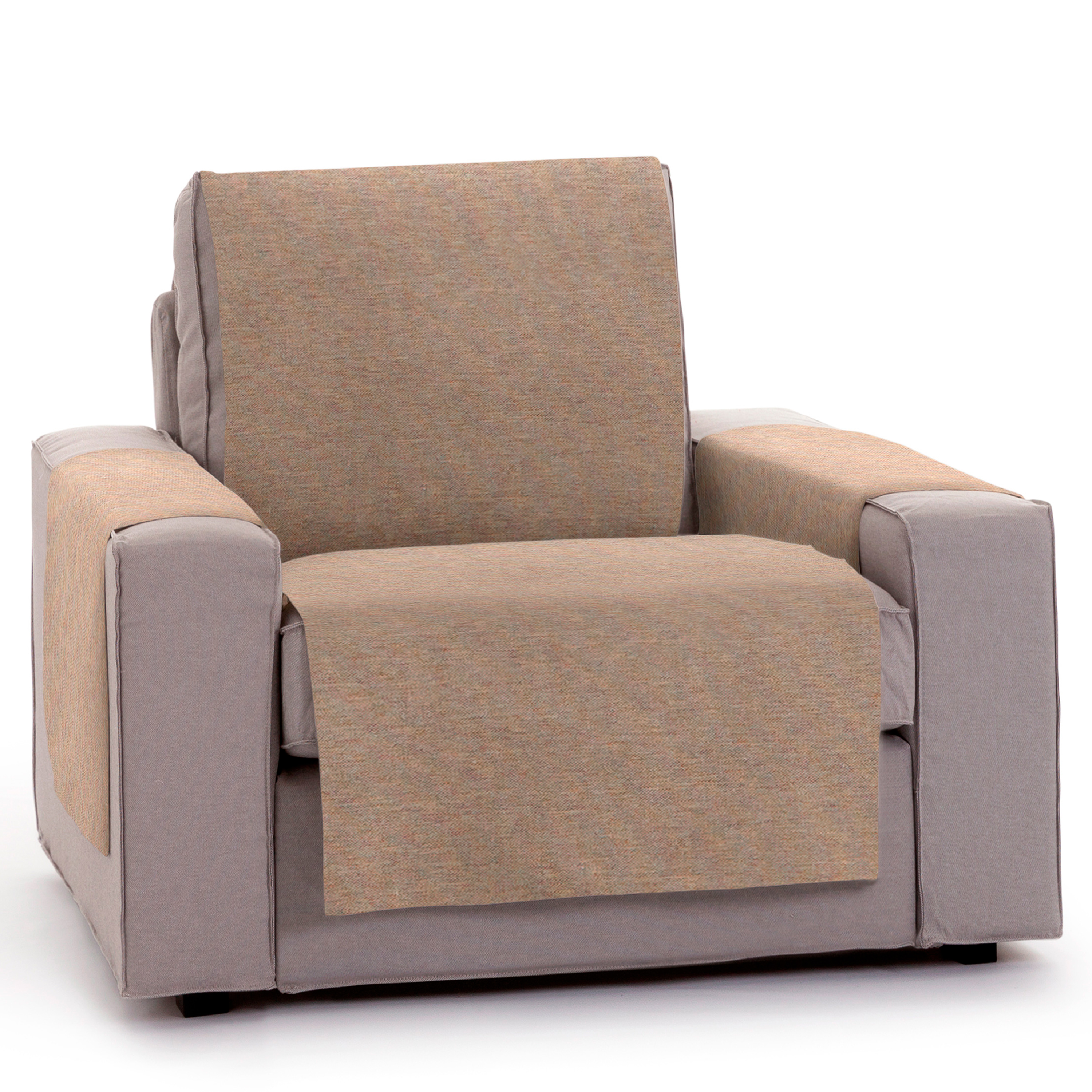 Capa Protetora para Sofá Vipalia 1 Lugar / Modelo Relax Mink Breeze