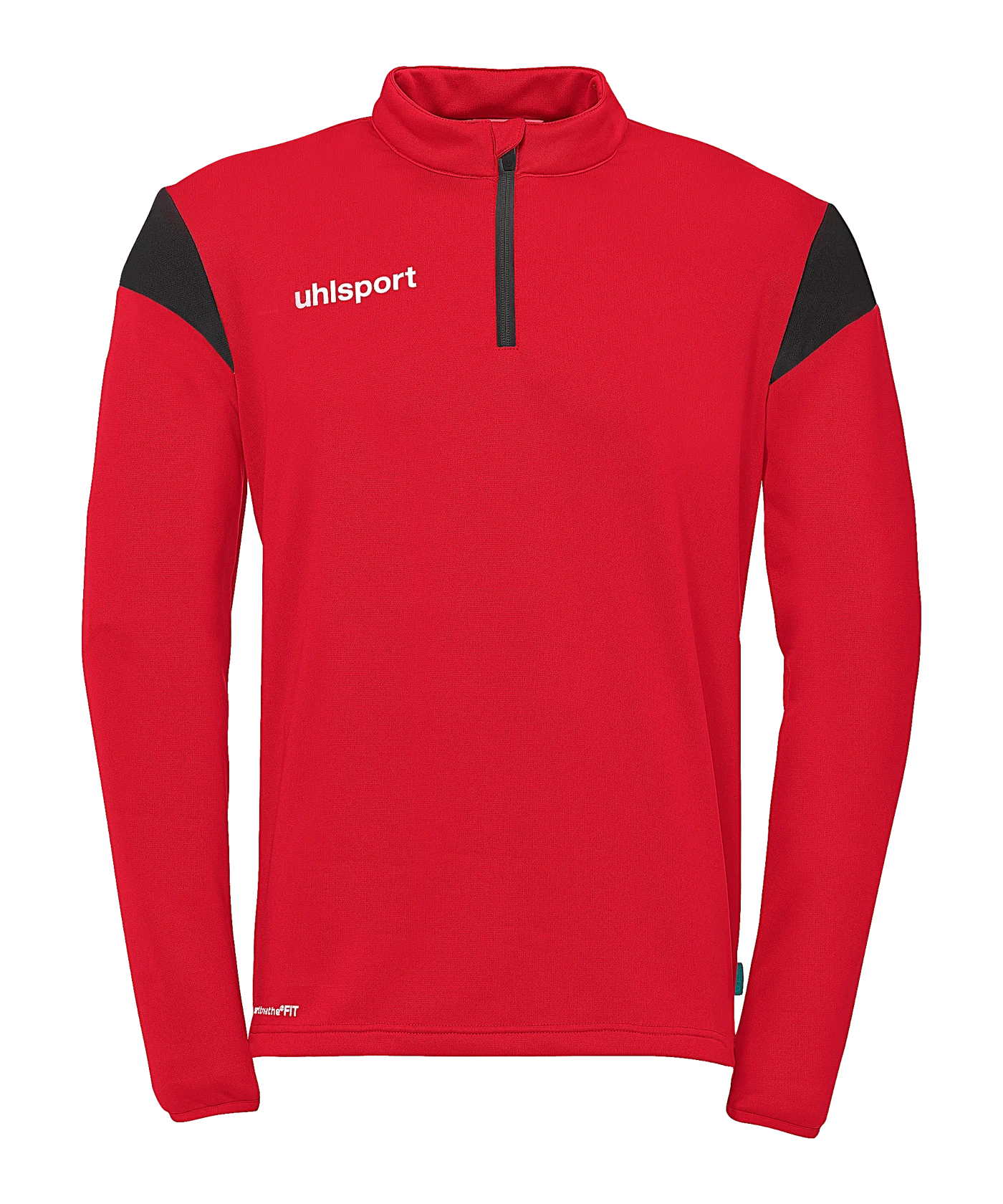 uhlsport Squad 27 HalfZip Sweatshirt Rot Schwarz F62