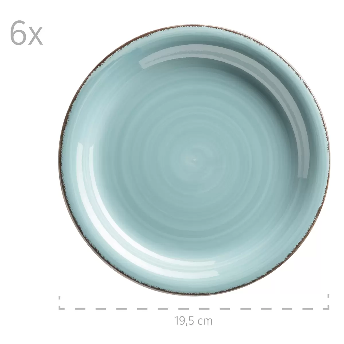 Frühstückset 18-tlg. LUMACA Blau