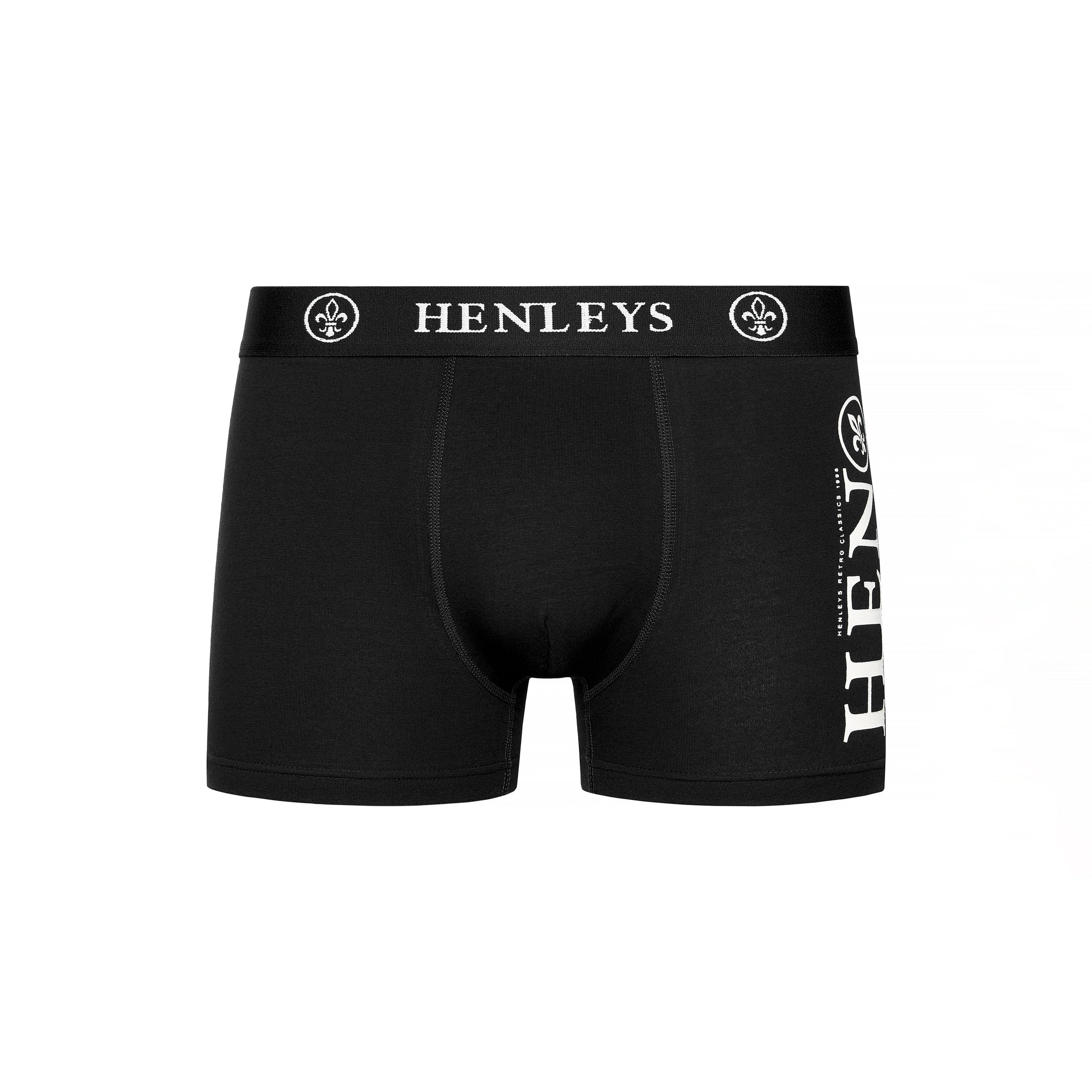 Henleys 5 Pack Boxer Shorts Mens