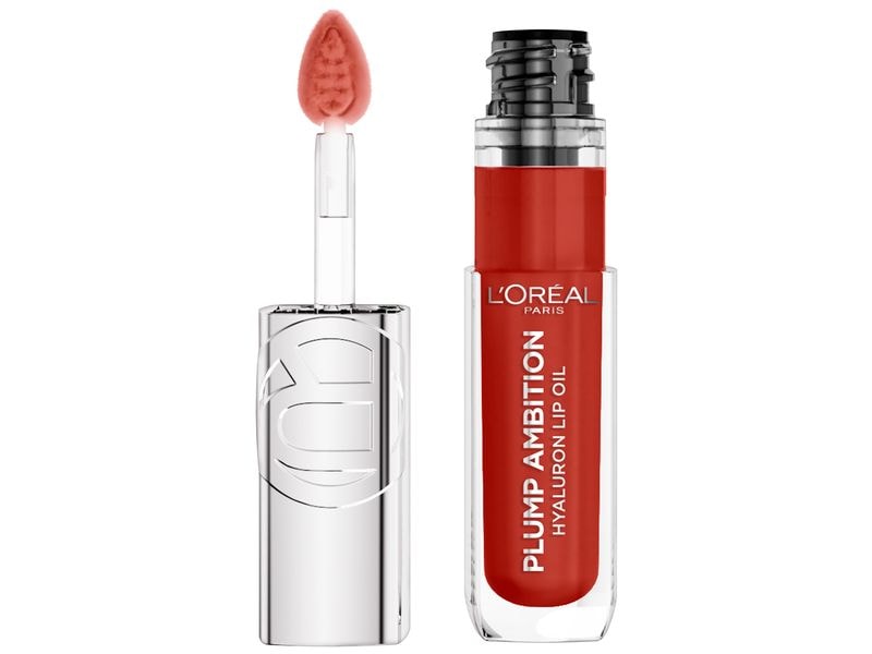 L'Oréal Paris Lip Gloss Plump Ambition Hyaluron 485 Wine o' Lippenöl macht die Lippen voller und weicher in nur einem Wisch