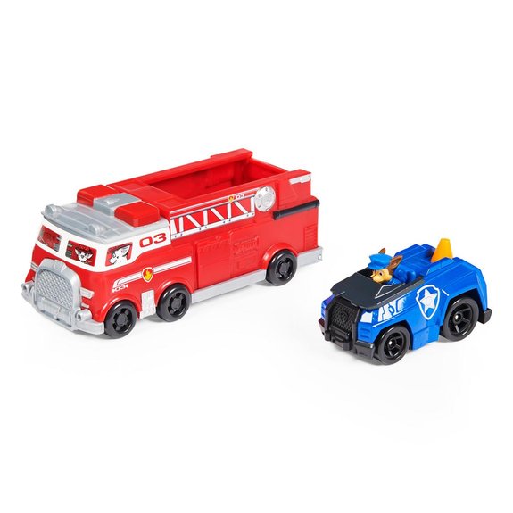Camion de Pompiers et véhicule Chase True Metal La Pat'Patrouille