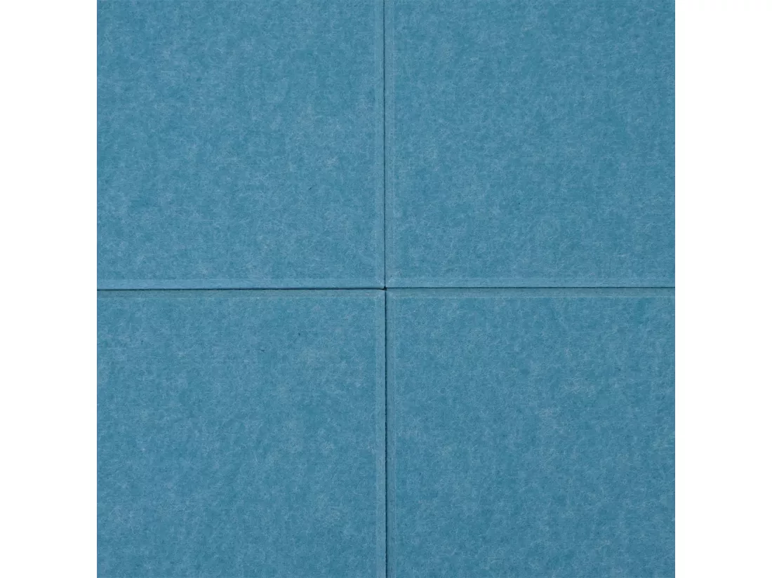 Panneau mural acoustique MCW-L52 (set de 4), bleu