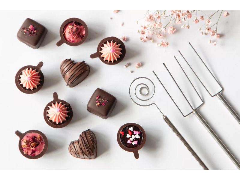 Städter Pralinengabel Set 3-teilig Schokoladengabel
