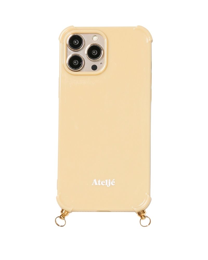 Ateljé Butter yellow recycled iPhone case
