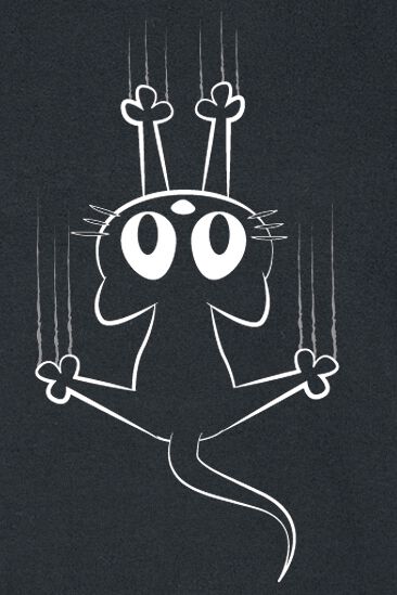 Slipping Cat | Tierisch T-Shirt Manches courtes