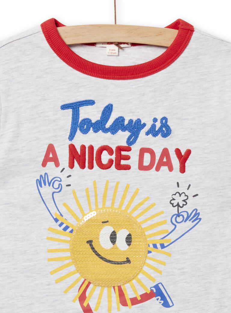 Tee Shirt Manches Courtes Gris