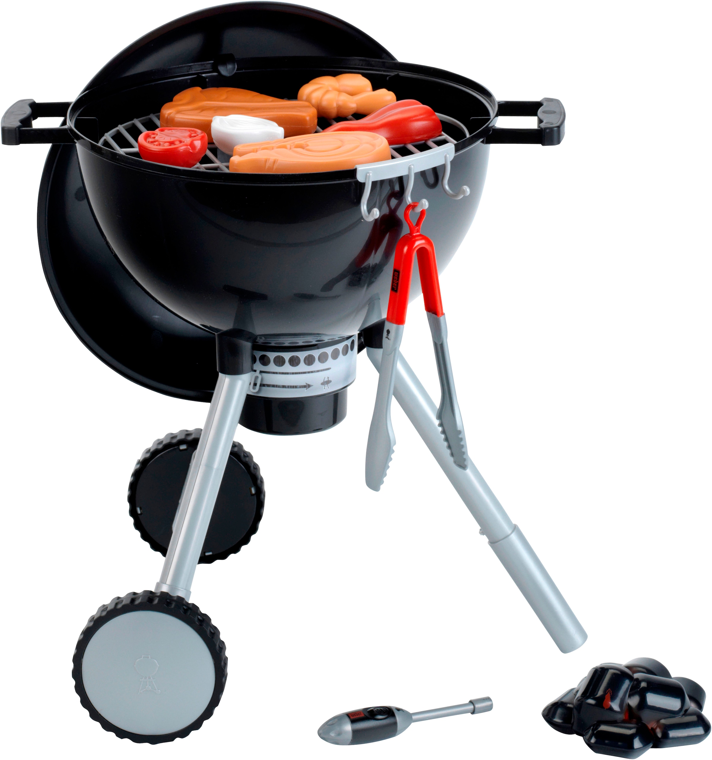 Klein Kinder-Küchenset »Weber Spiel-Kugelgrill One Touch Premium« mit Licht und Sound, Made in Germany