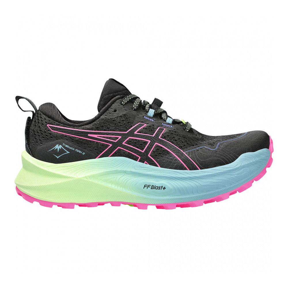 Asics TRABUCO MAX 2 - Chaussures trail Femme black/hot pink