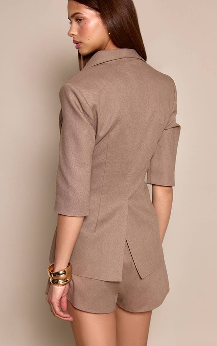Deep Taupe Short Tailleur