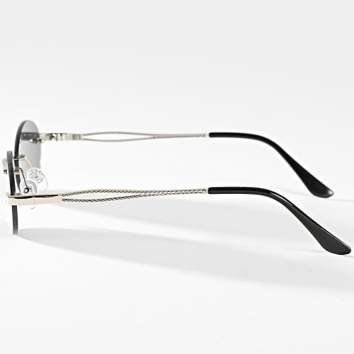Lunettes De Soleil Noir Argenté