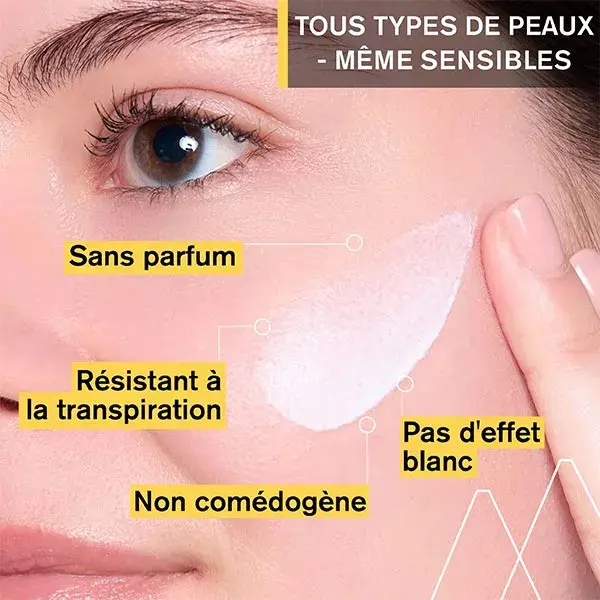 Protetor solar facial hidratante Uriage Bariésun FPS 50+ sem fragrância 50ml