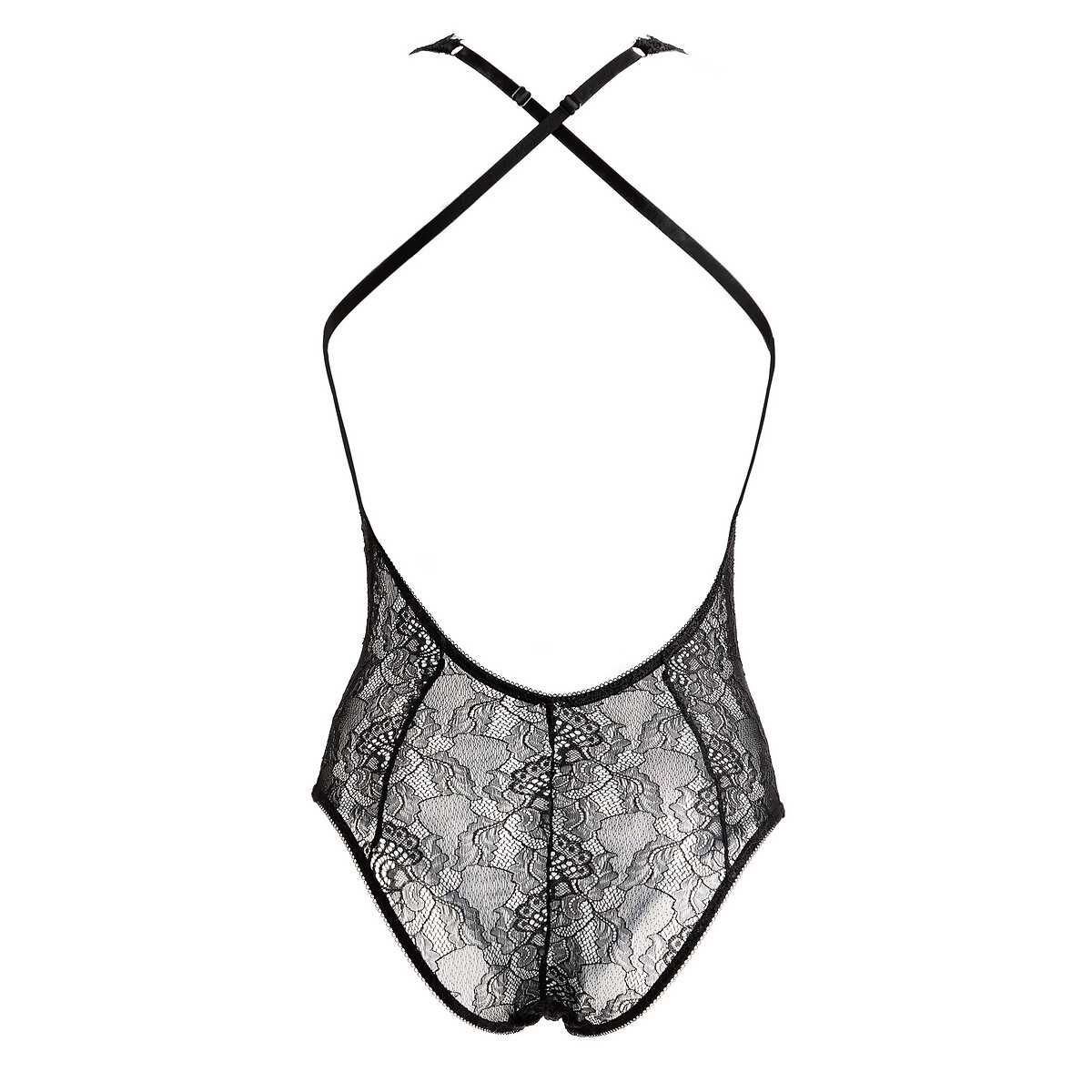 SUÍTE PRIVADA<br>Body de renda com fenda