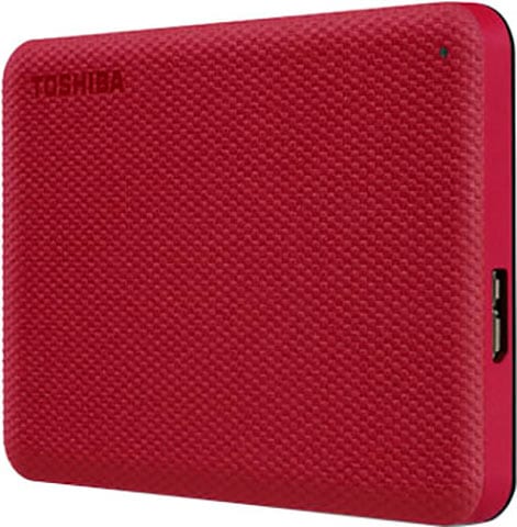 Toshiba externe HDD-Festplatte »Canvio Advance 4TB Red 2020« 2,5 4 TB Anschluss USB 3.2