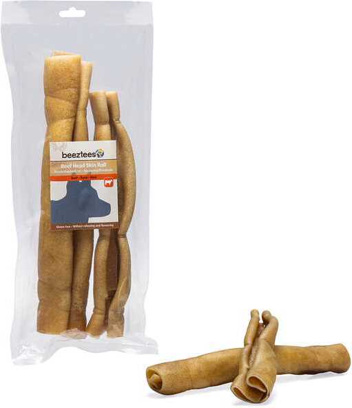 Beeztees natuurlijke snack rund 150 gram 2 stuks