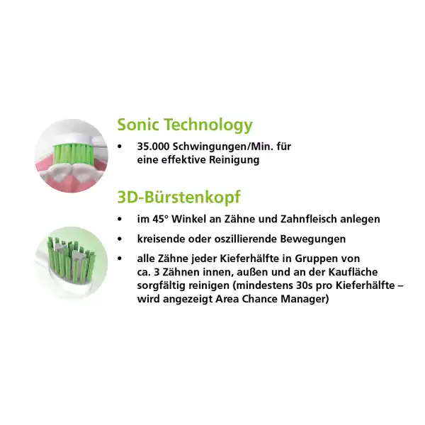 Sonic 3D Sensitiv Bürstenköpfe