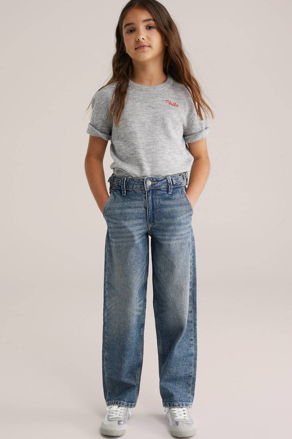 WE Fashion Blue Ridge loose fit jeans medium blue denim