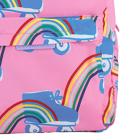 Stella McCartney Kids Rucksack - Rosa m. Rollschuhe
