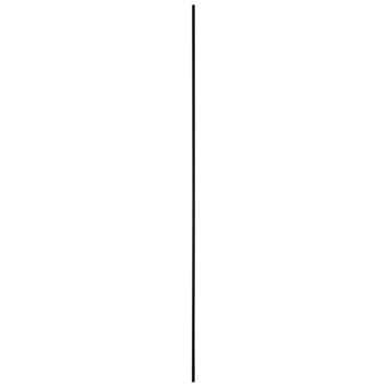 Hoekprofiel kunststof zwart 20x20 mm 260 cm