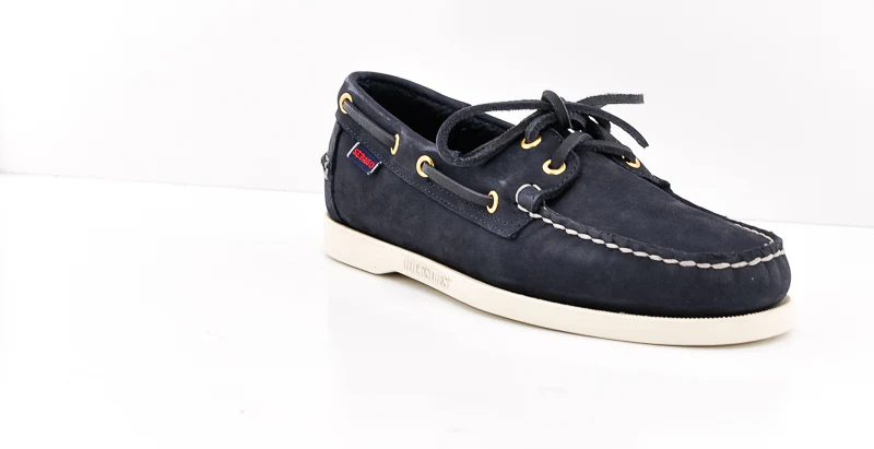 SEBAGO - DOCKSIDES NUBUCK BLEU