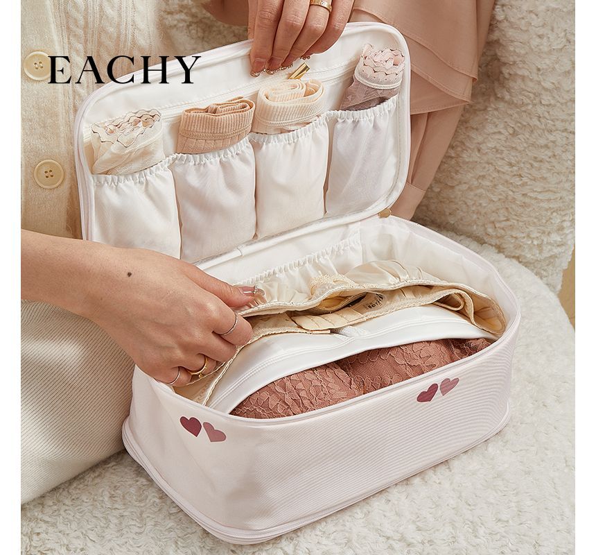 Indus - Reiskledingorganizer met hartprint