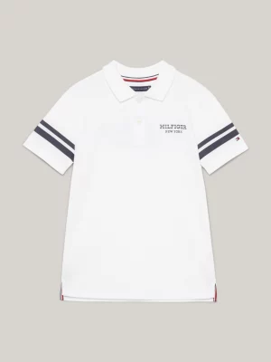 Polo regular Hilfiger Monotype com logo nas costas