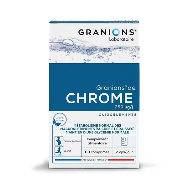 Granions Chrome 60 comprimidos mastigáveis