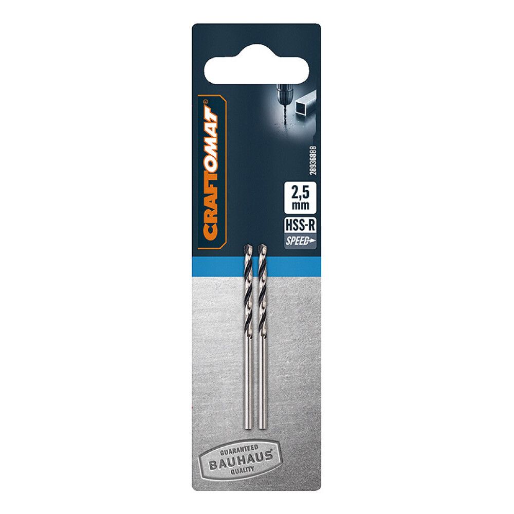BORSETT CRAFTOMAT HSS-SPEED 2,5MM 2 DELER