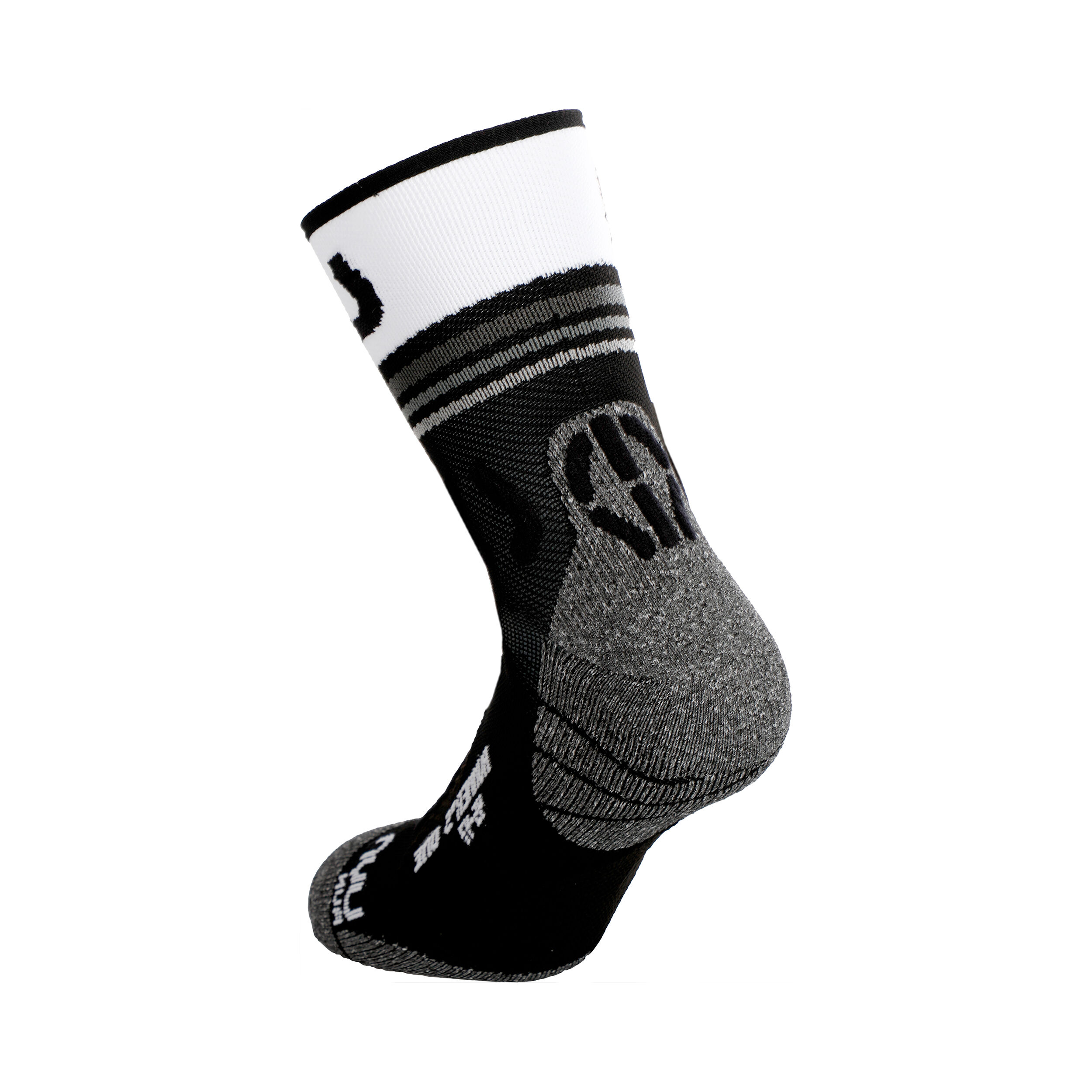 UYN Veloce Chaussettes De Running Hommes - Noir , Blanc