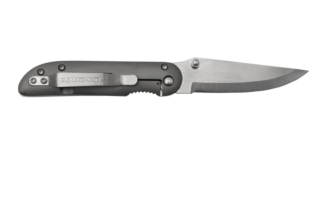 Condor Wendigo Folder CTK809-34HC, 1095 High Carbon, Paper Micarta, zakmes