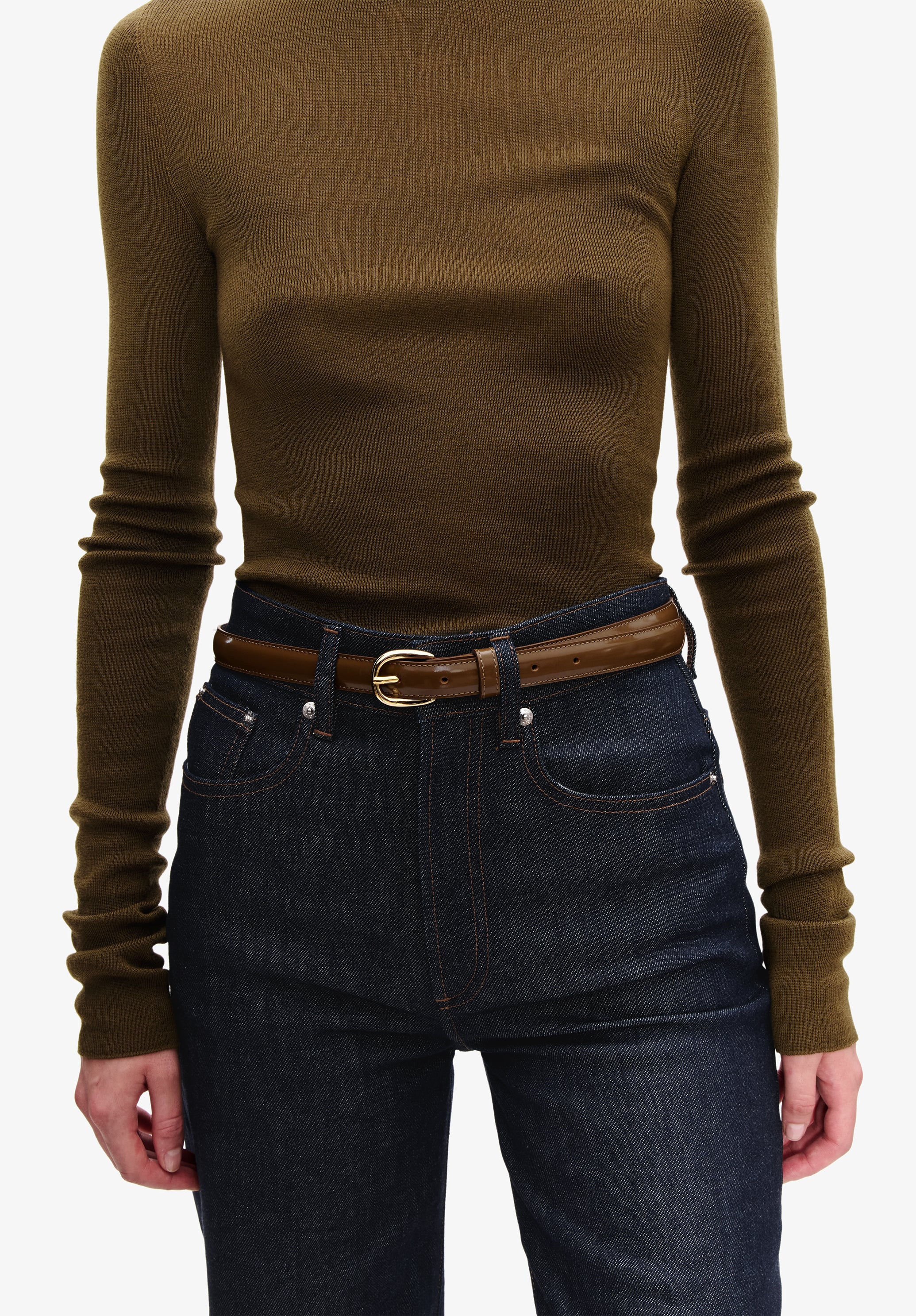 Ceinture Rosette - Terre