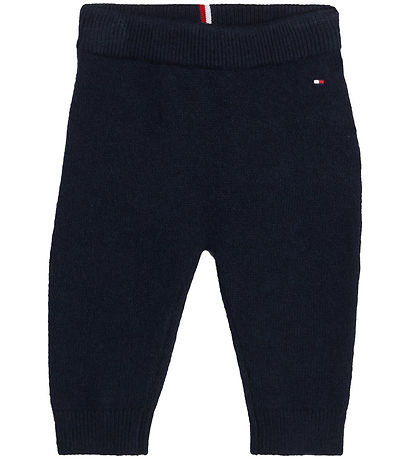 Tommy Hilfiger S?t - Blåse/Bukser - Strik -  Desert Sky/Stripe
