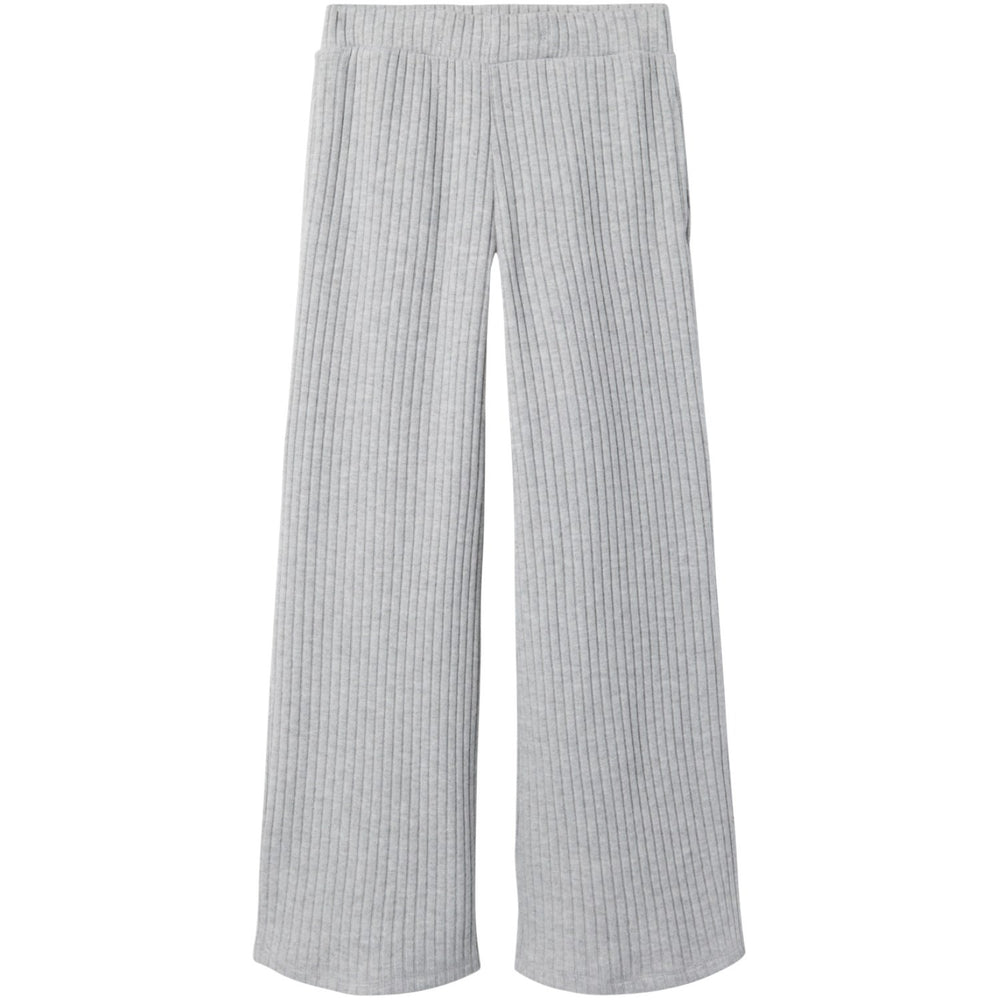 Køb Name It Grey Melange Rikka Wide Bukser | Luksusbaby