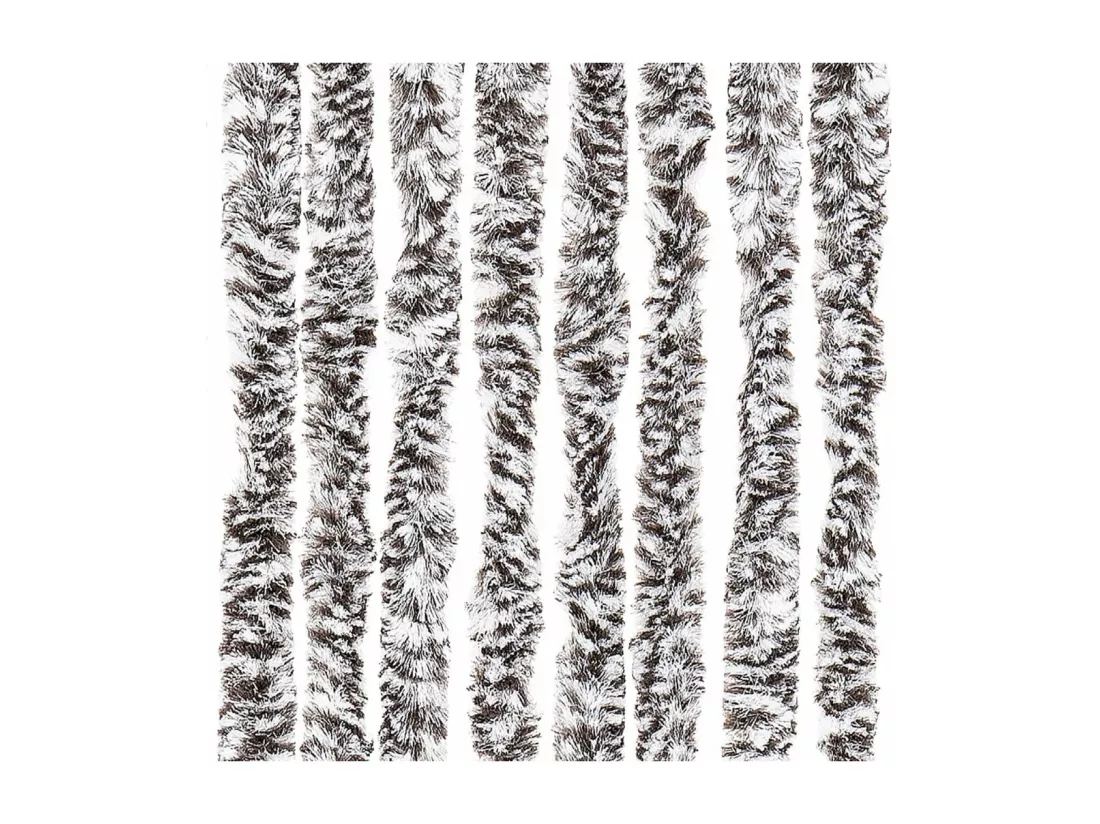 Moustiquaire Marron et beige 100 x 220 cm Chenille