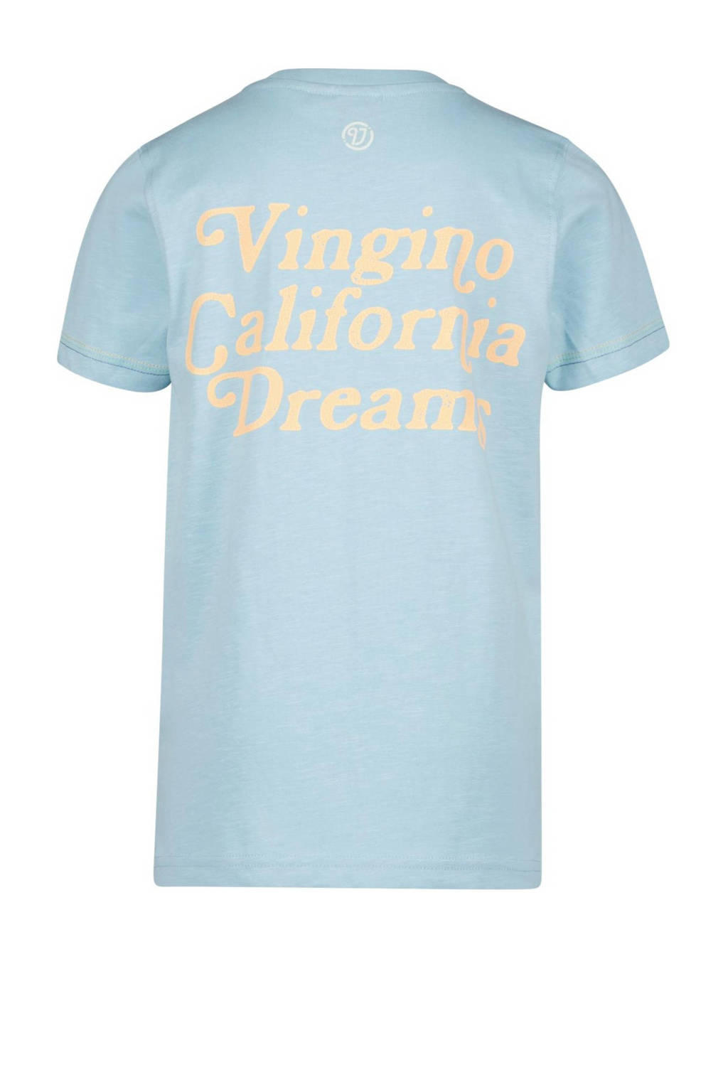 Vingino T-shirt JURF met backprint lichtblauw