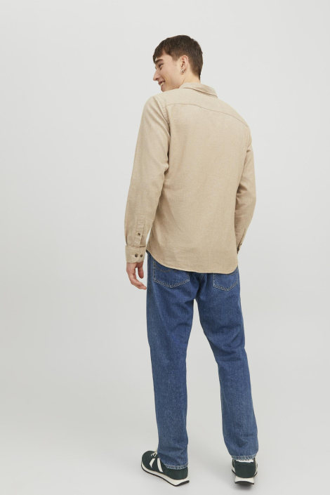 Jack & Jones camel heren overhemd