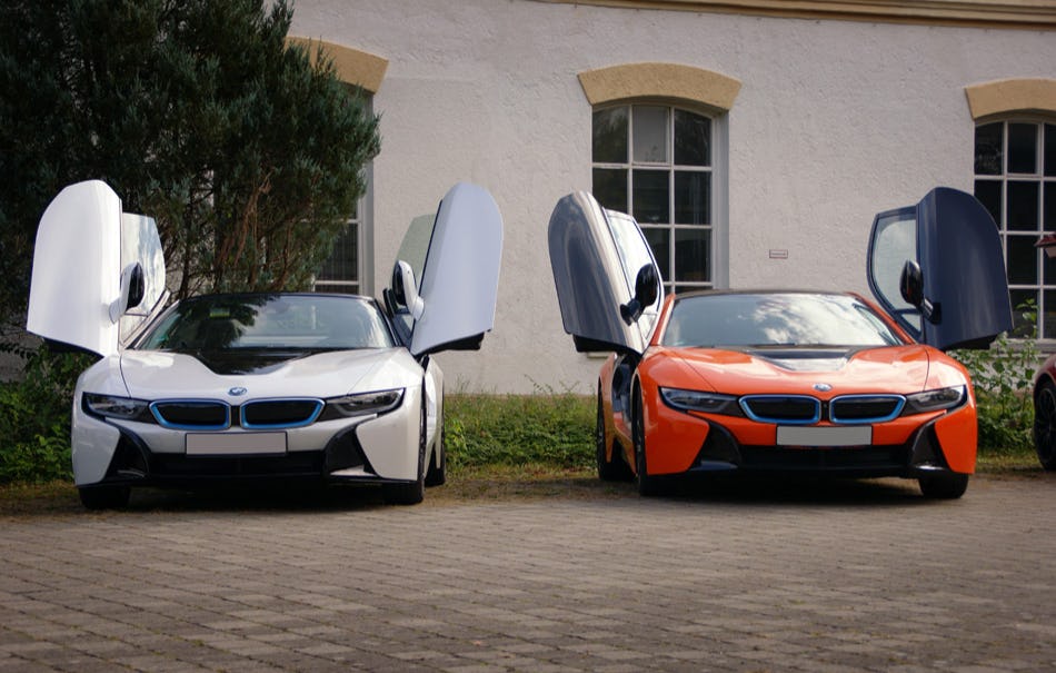 BMW i8 mieten Gundelfinden an der Donau
