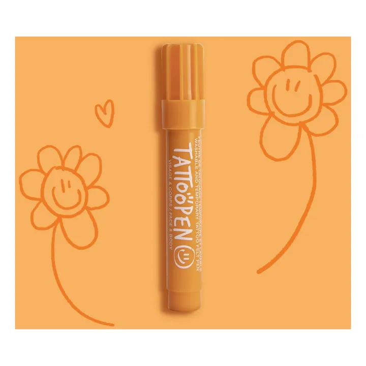 Nailmatic Kids Feutre de tatouage temporaire Tattoopen | Orange