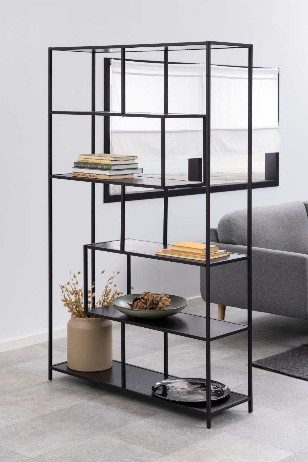 Open kast Mando - Zwart