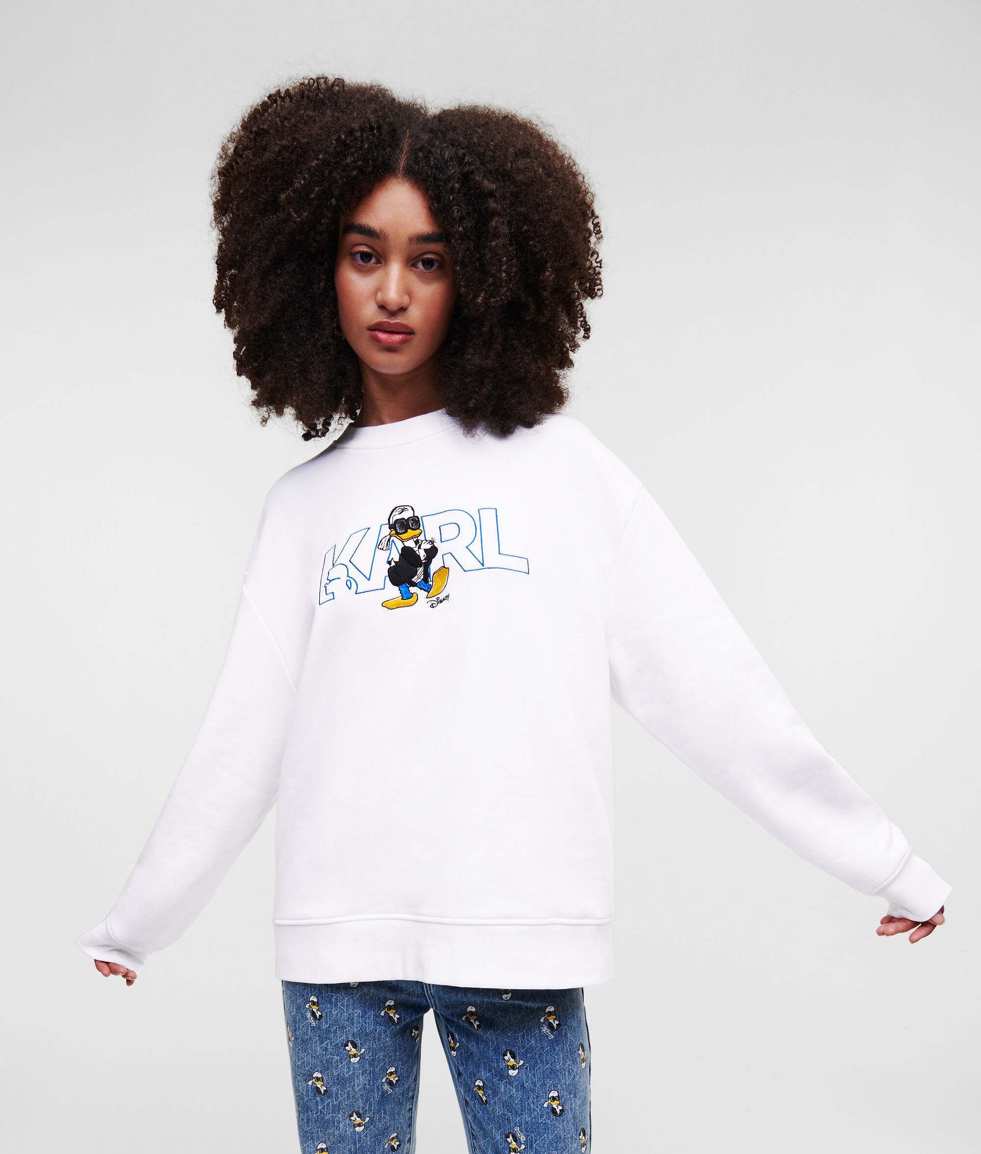 SWEAT-SHIRT À LOGO DS x KARL LAGERFELD